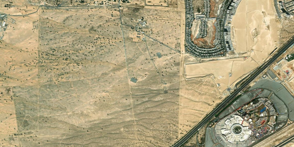 Al Barari from satellite