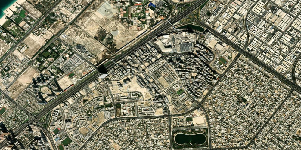 Al Barsha from satellite