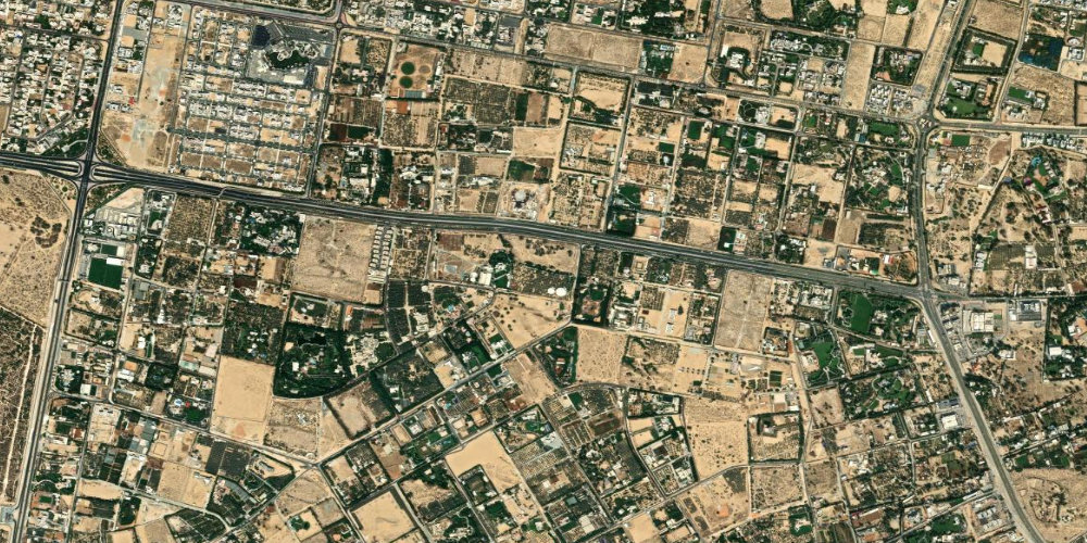 Al Khawaneej from satellite