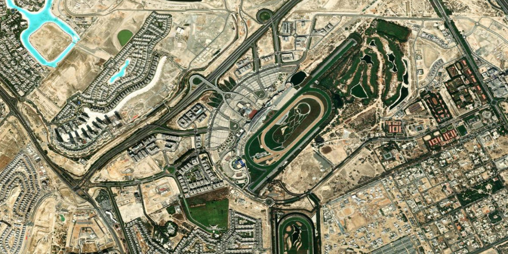 Meydan from satellite
