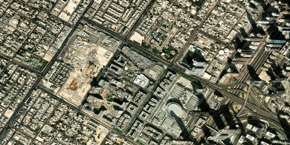 Сити Уолк from satellite