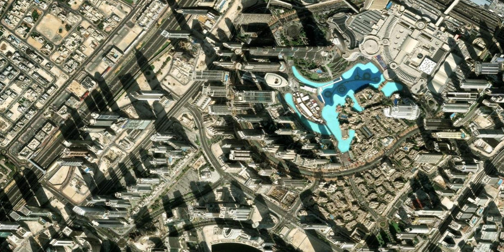 Дубай Опера from satellite