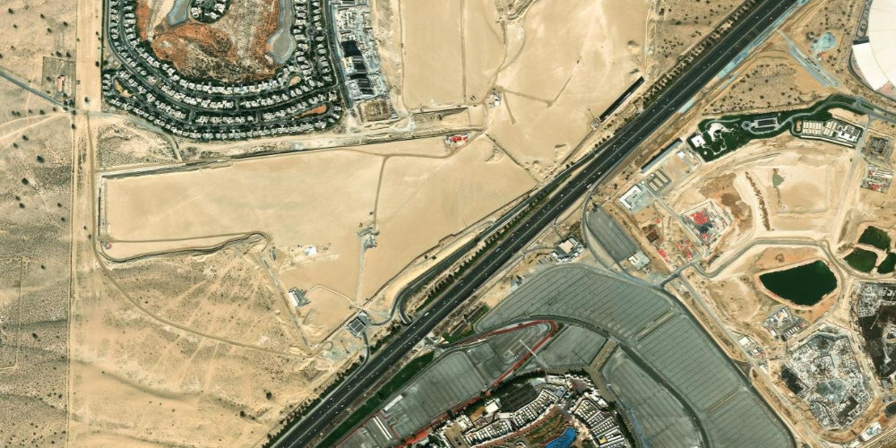 IMG Worlds of Adventure from satellite