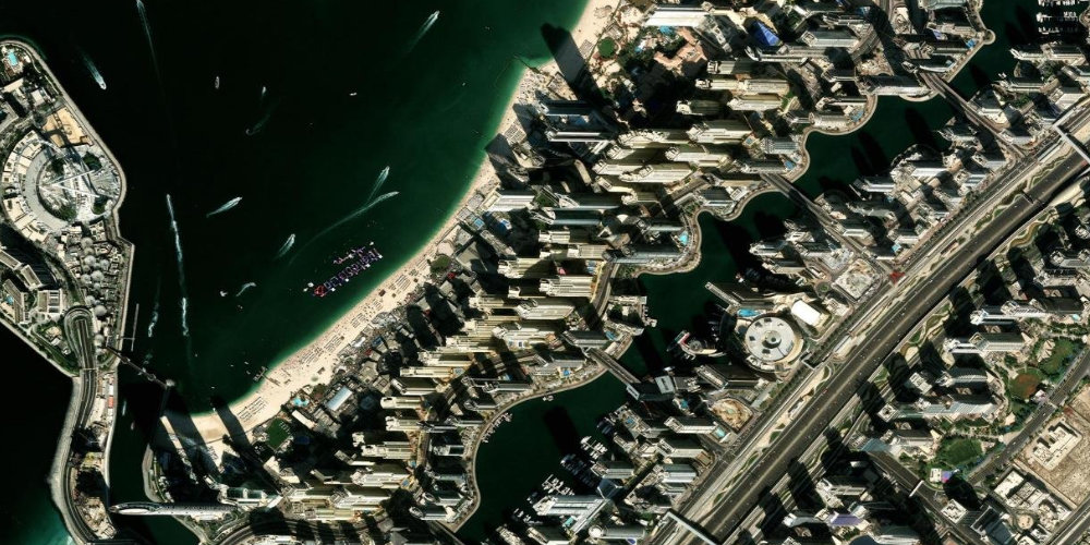 JBR / The Walk from satellite