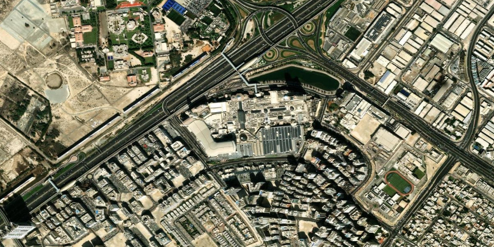 Спутниковый снимок: Mall of the Emirates