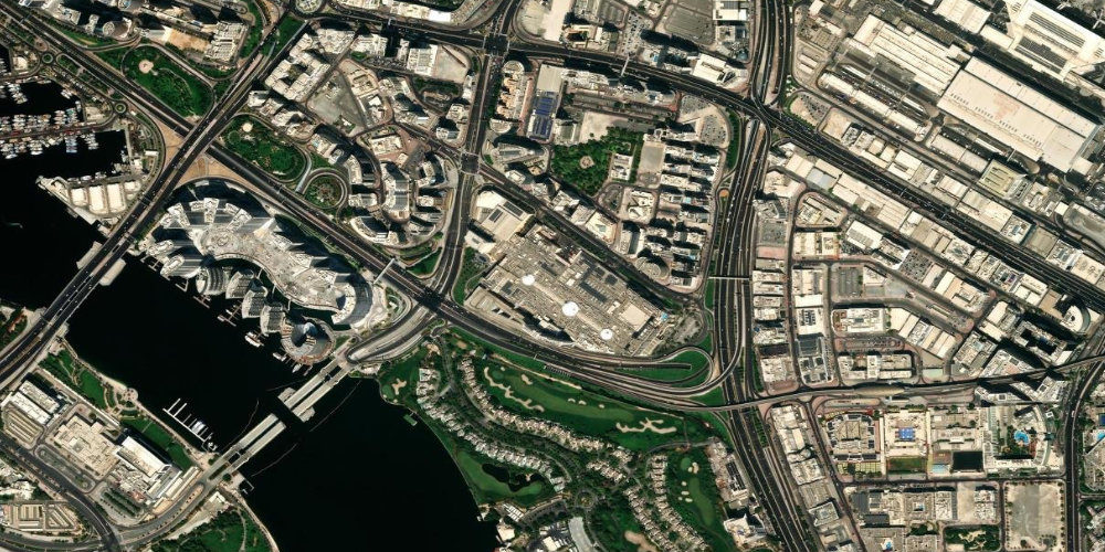 City Centre Deira со спутника